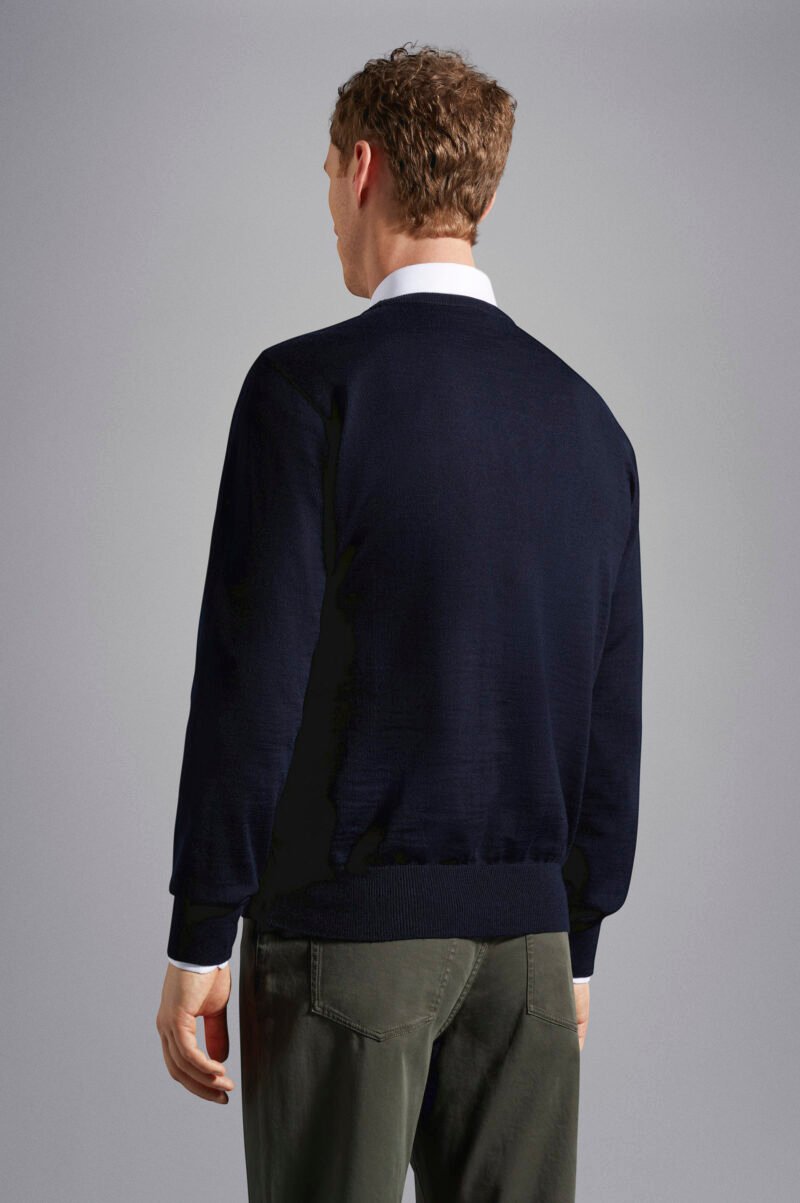 Wool sweater with Shark badge - Image 3